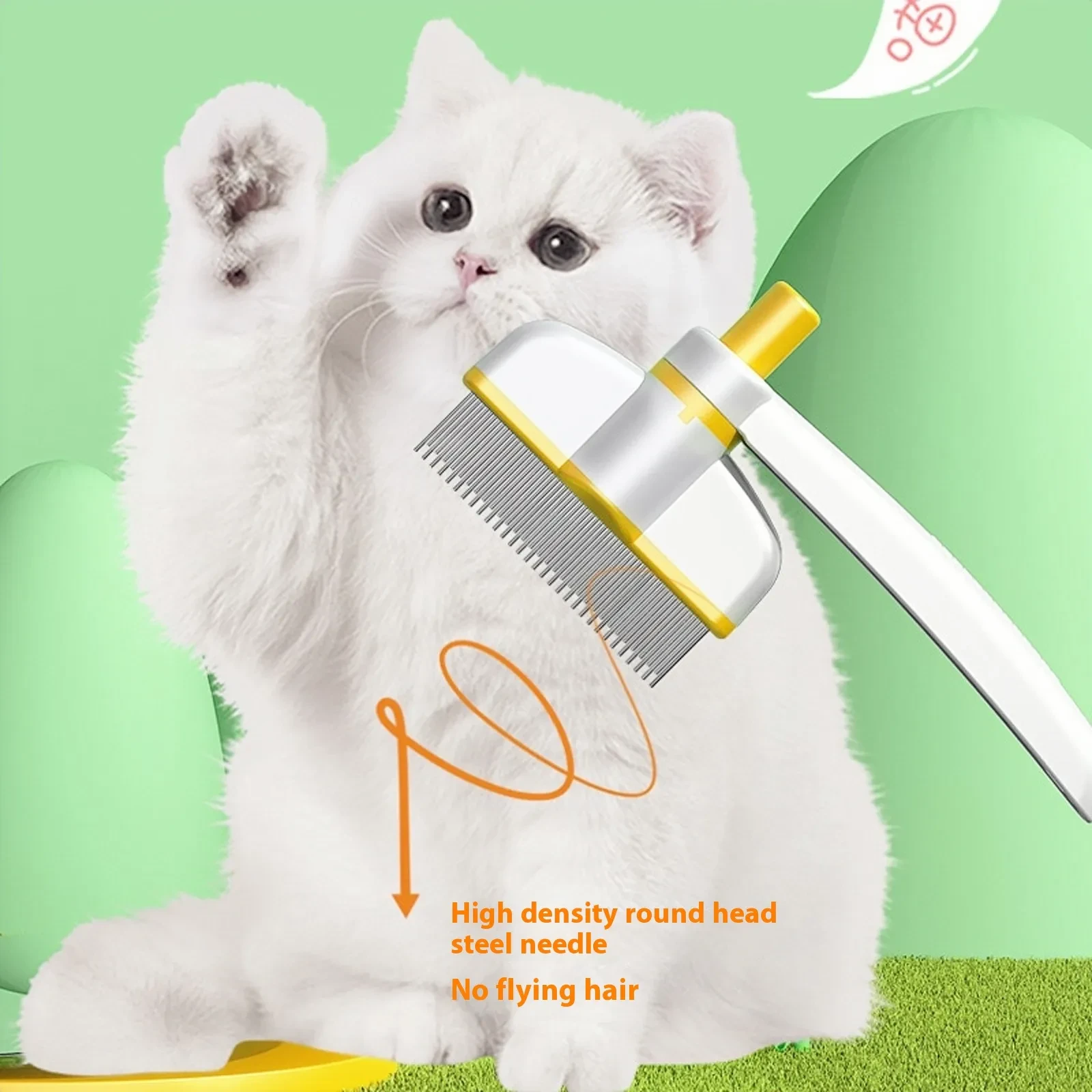 Self-cleaning Pet Flea Comb