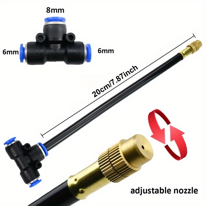 20m Micro Drip Irrigation Kit Efficient, Power-Free Watering for Healthy Plants