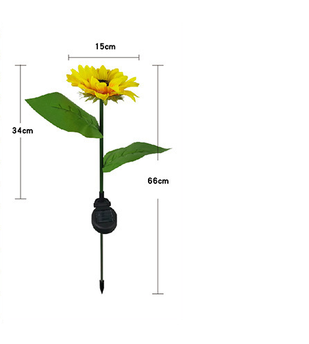 Solar Sunflower Light