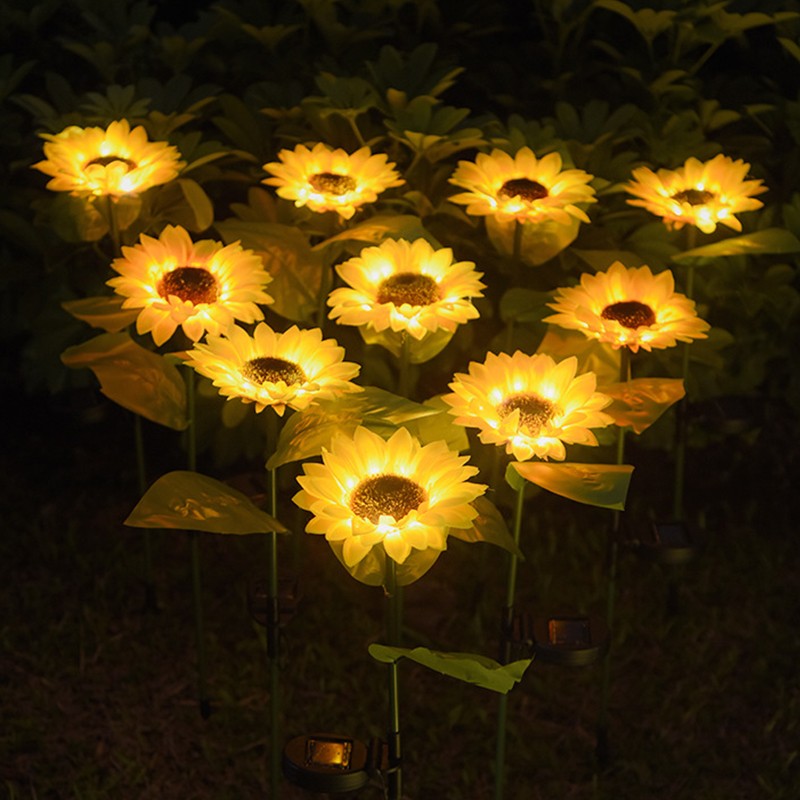 Solar Sunflower Light