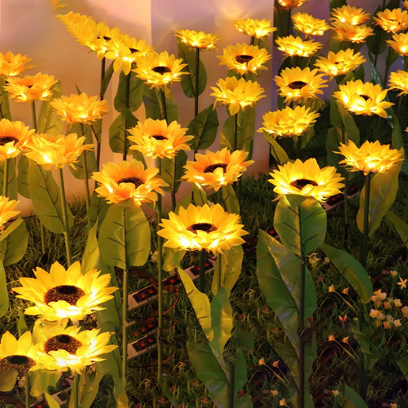 Solar Sunflower Light