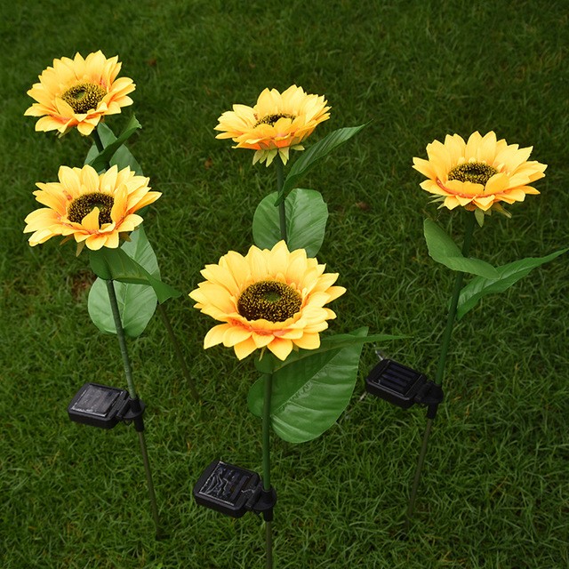 Solar Sunflower Light