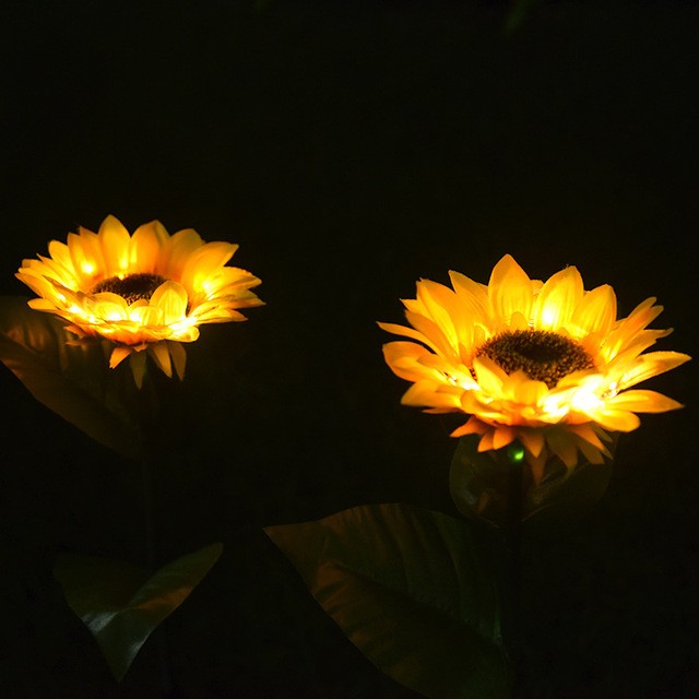 Solar Sunflower Light
