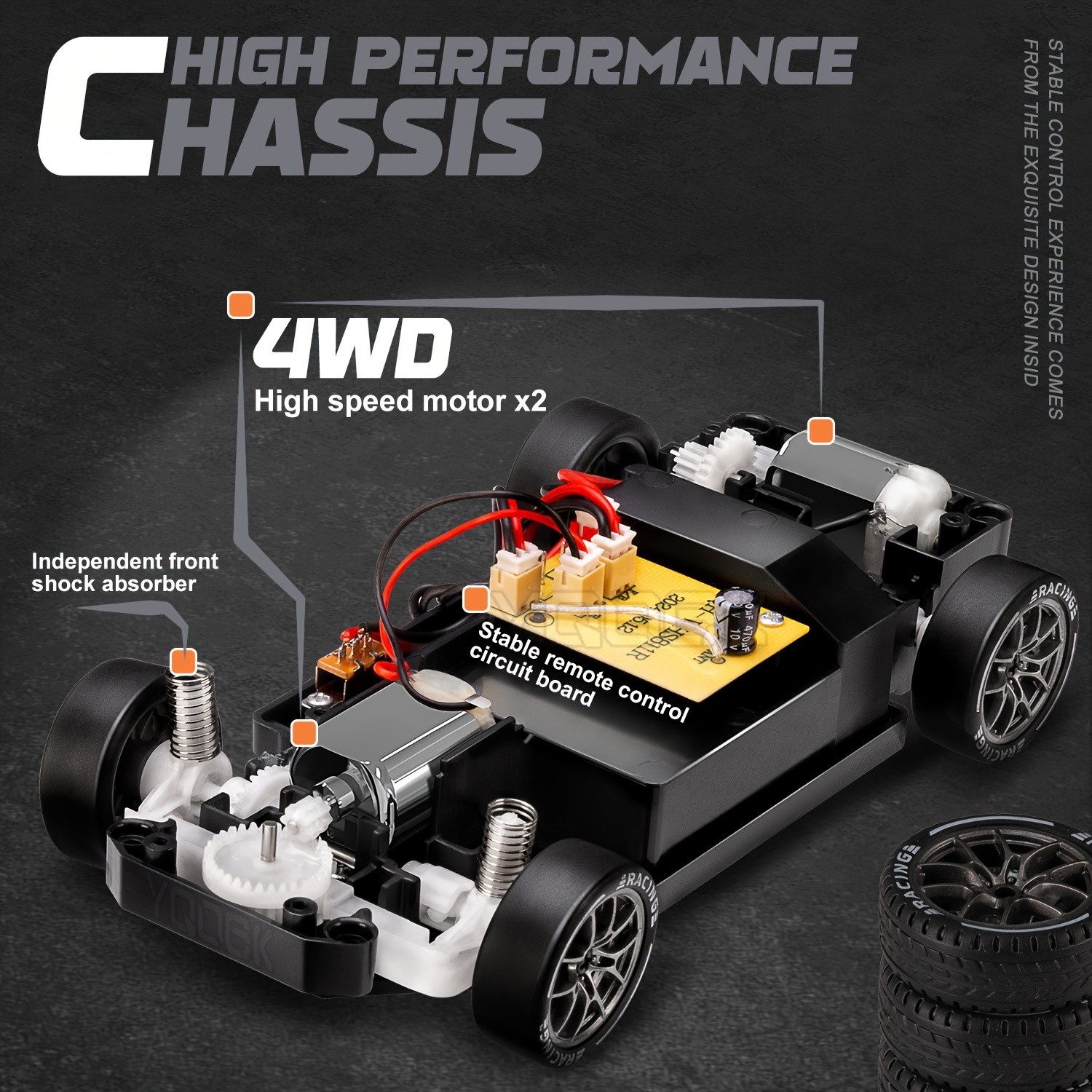 1:24 Scale RC Drift Racing Car High-Speed Precision with Pro Drift Control