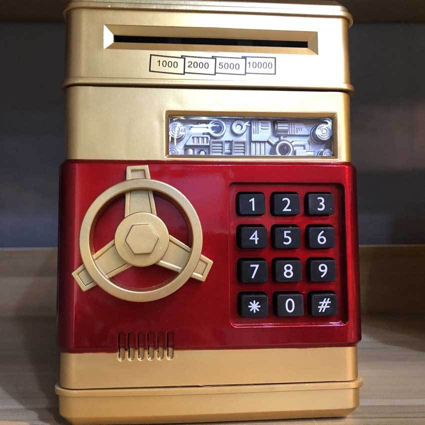 Digital Piggy Bank Safe Deposit Box for Kids