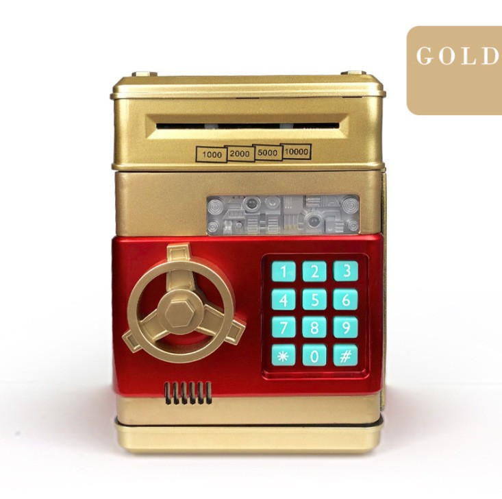 Digital Piggy Bank Safe Deposit Box for Kids