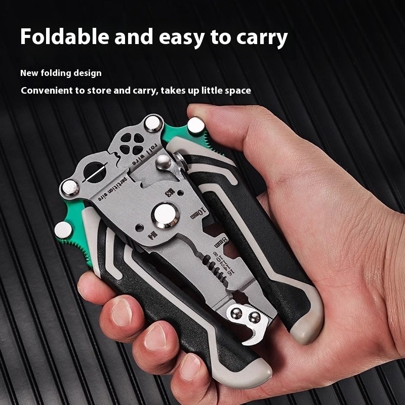 Multifunctional Folding Wire Stripper