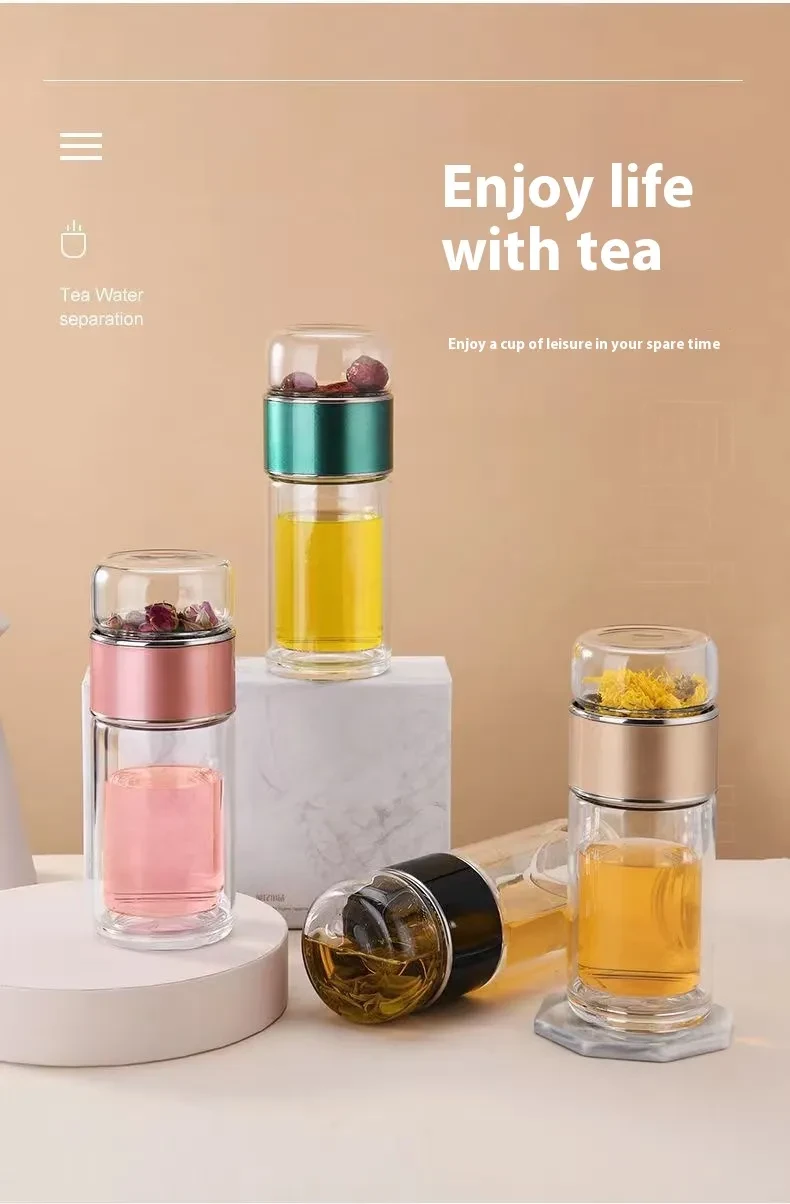 Double Glass Bottle