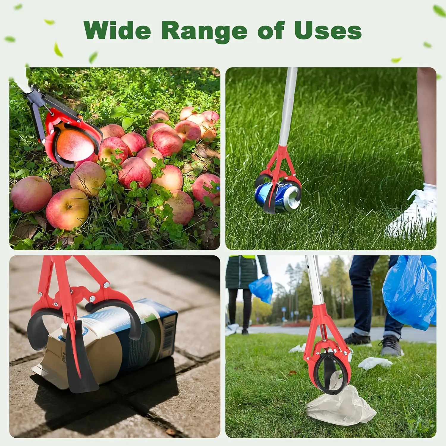 Tall Fruit Picker with Basket and Support Frame  Universal Type