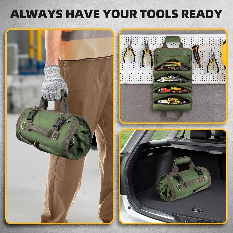 Roll Up Bag Tool Organizer