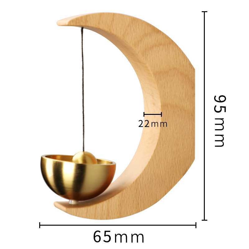 Magnetic Wood Wind Chime