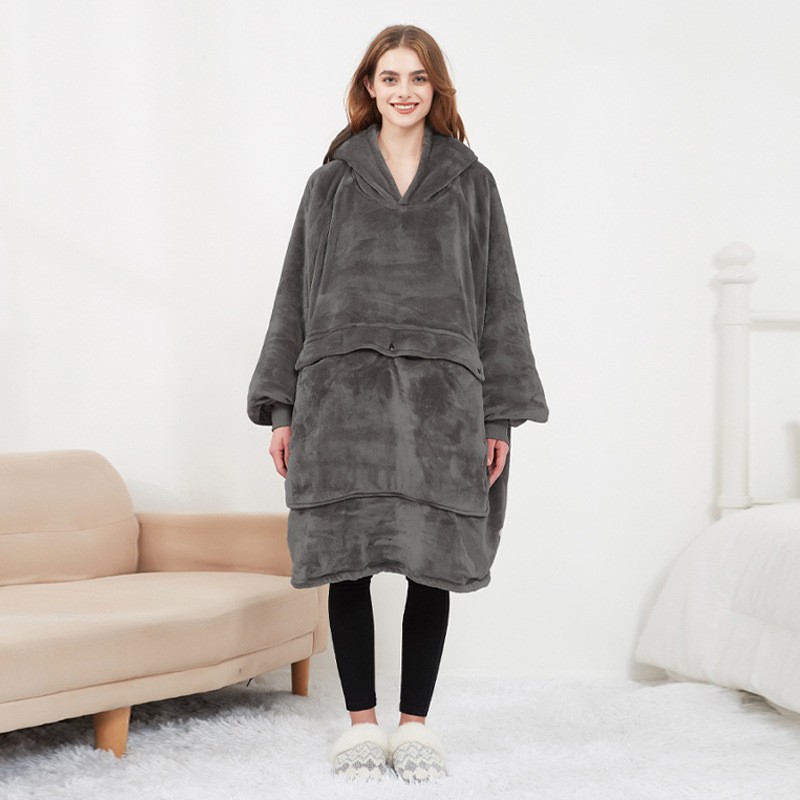 Heated Hoodie Blanket