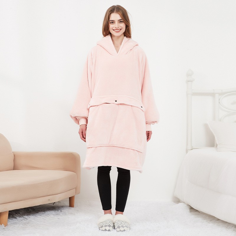 Heated Hoodie Blanket