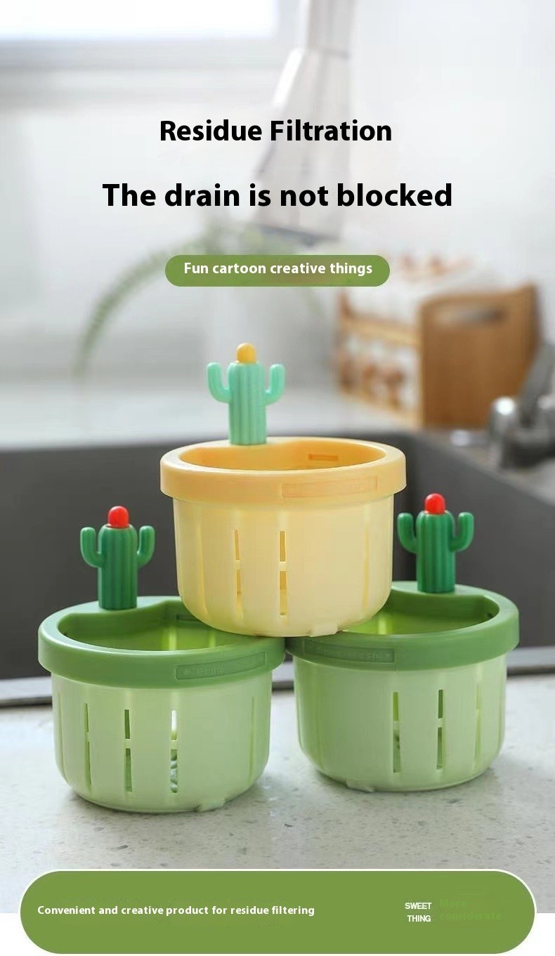Cactus Kitchen Automatic Dumping Sink Filter