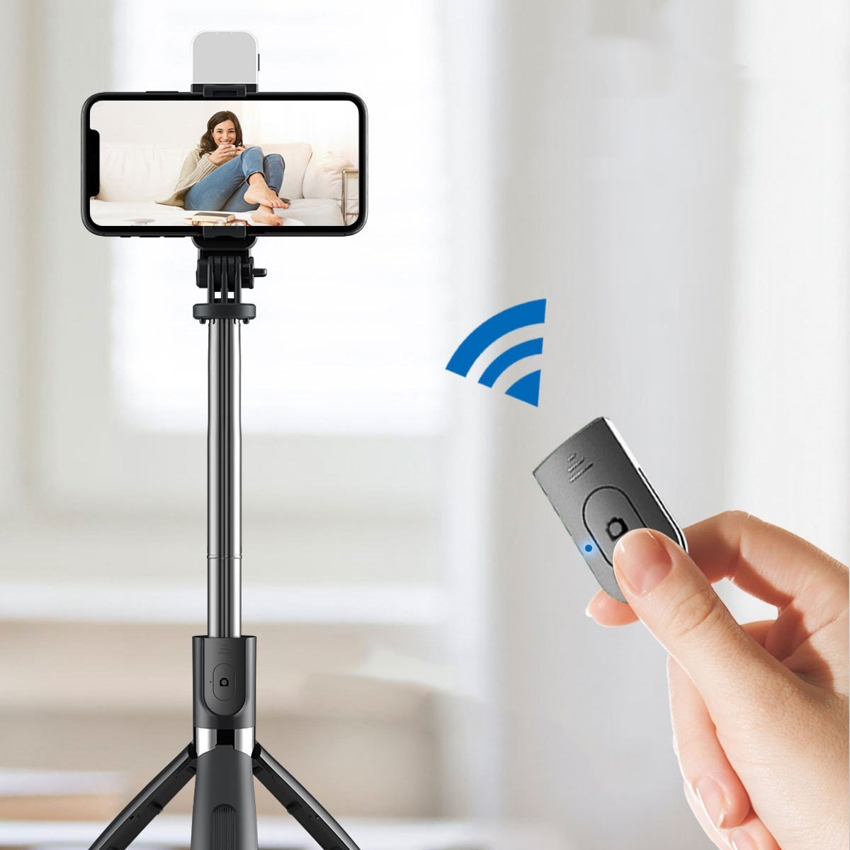 Selfie Stick with Light
