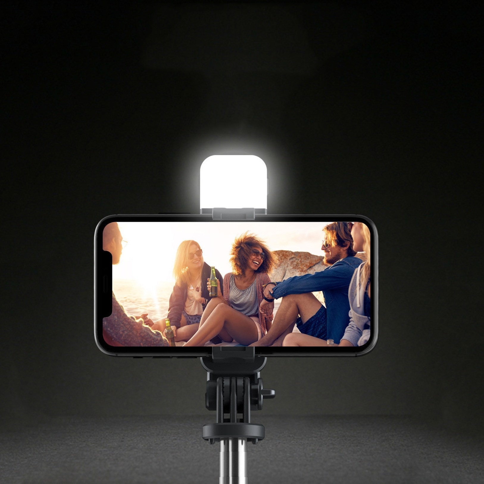 Selfie Stick with Light