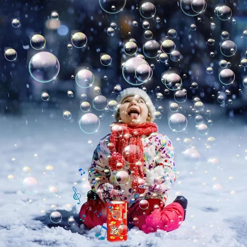 Bubble Machine with Lights Auto Bubble Blower, Fun for Parties & Kids Love It