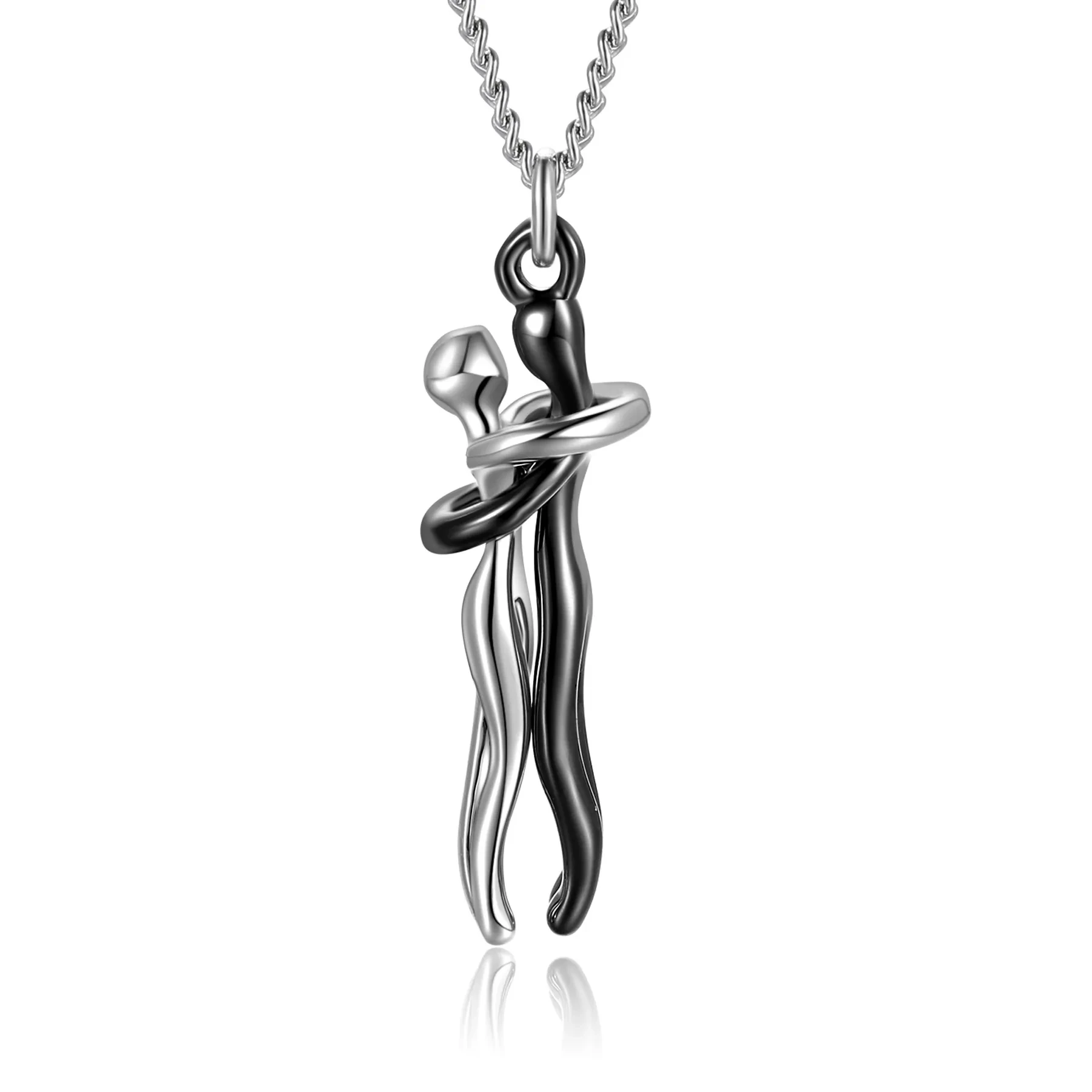 Couple Hug Necklace