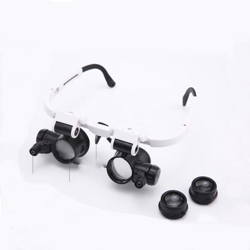 LED Glasses Magnifier