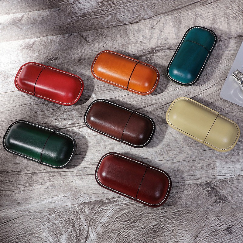 Handmade Leather Glasses Case