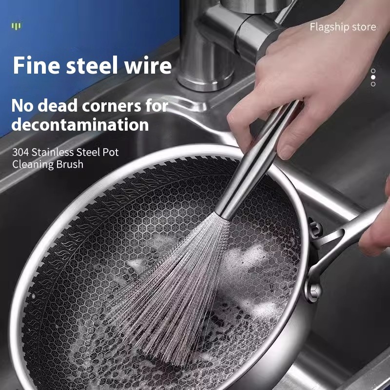 Stainless Steel Pot Brush