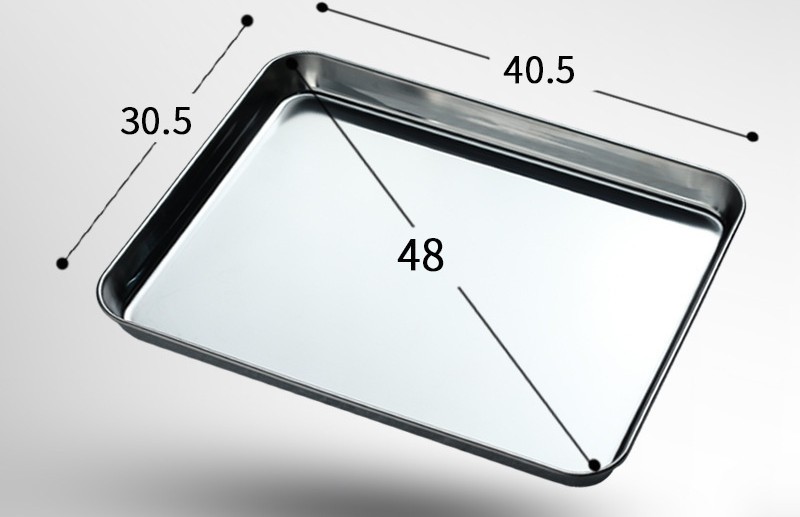 Stainless Steel Steamed Cake Baking Tray