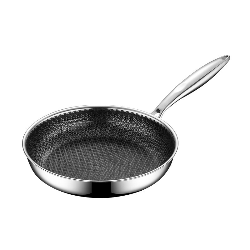 Frying Pan Household 304 Stainless Steel