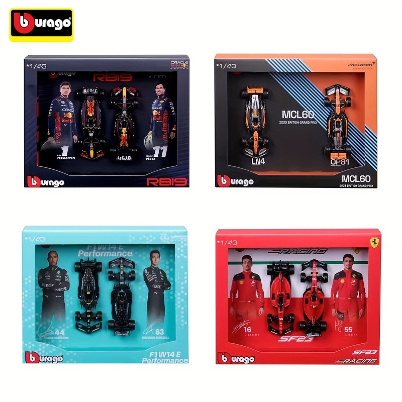 Burago 1:43 Scale Racing Set