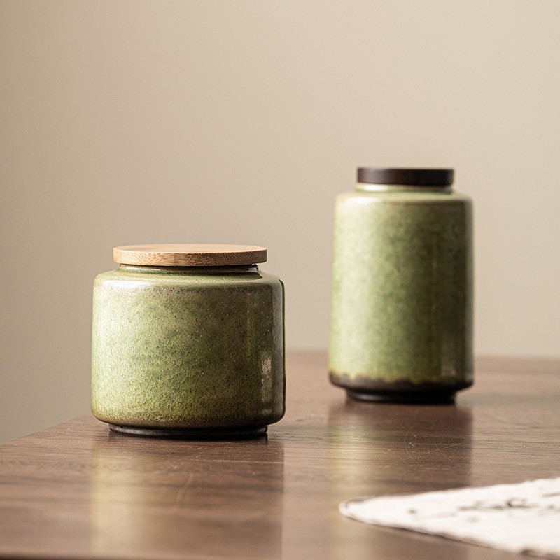 Vintage Tea Jar Sealed Jar
