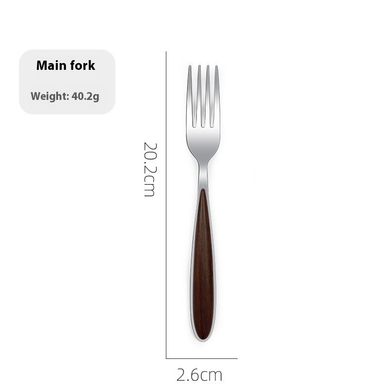 Stainless Steel Western Tableware Steak Knife, Fork And Spoon Suit