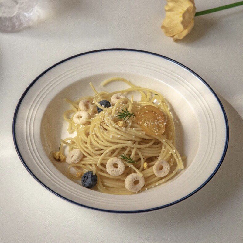 Hat Bowl Ceramic Pasta Salad Dish