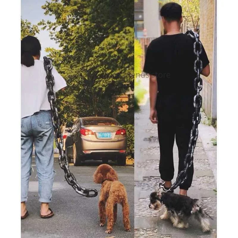 Big Fake Simulated Traction Chain Dog Leach