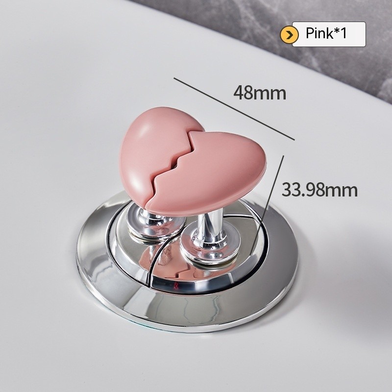 Heart Shaped Toilet Flush Button