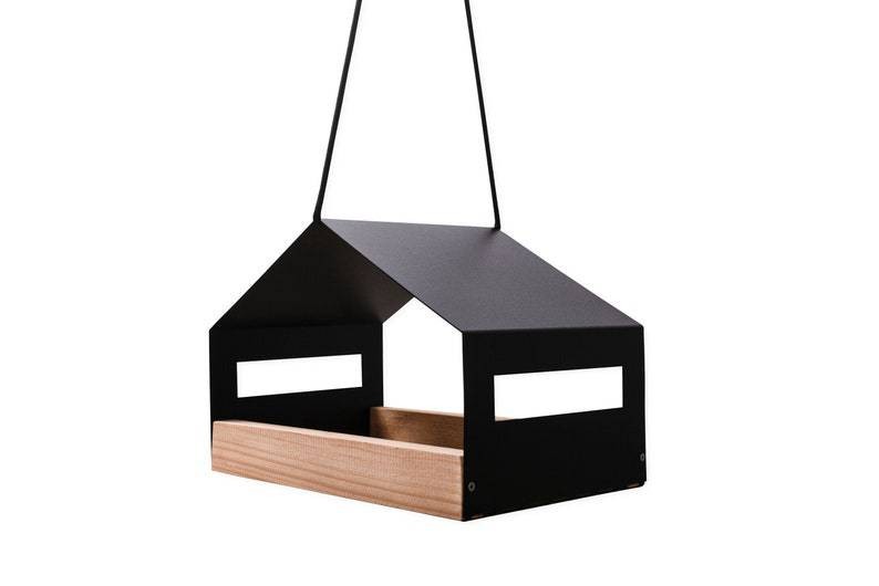Hanging Bird Feeder for Garden with Roof