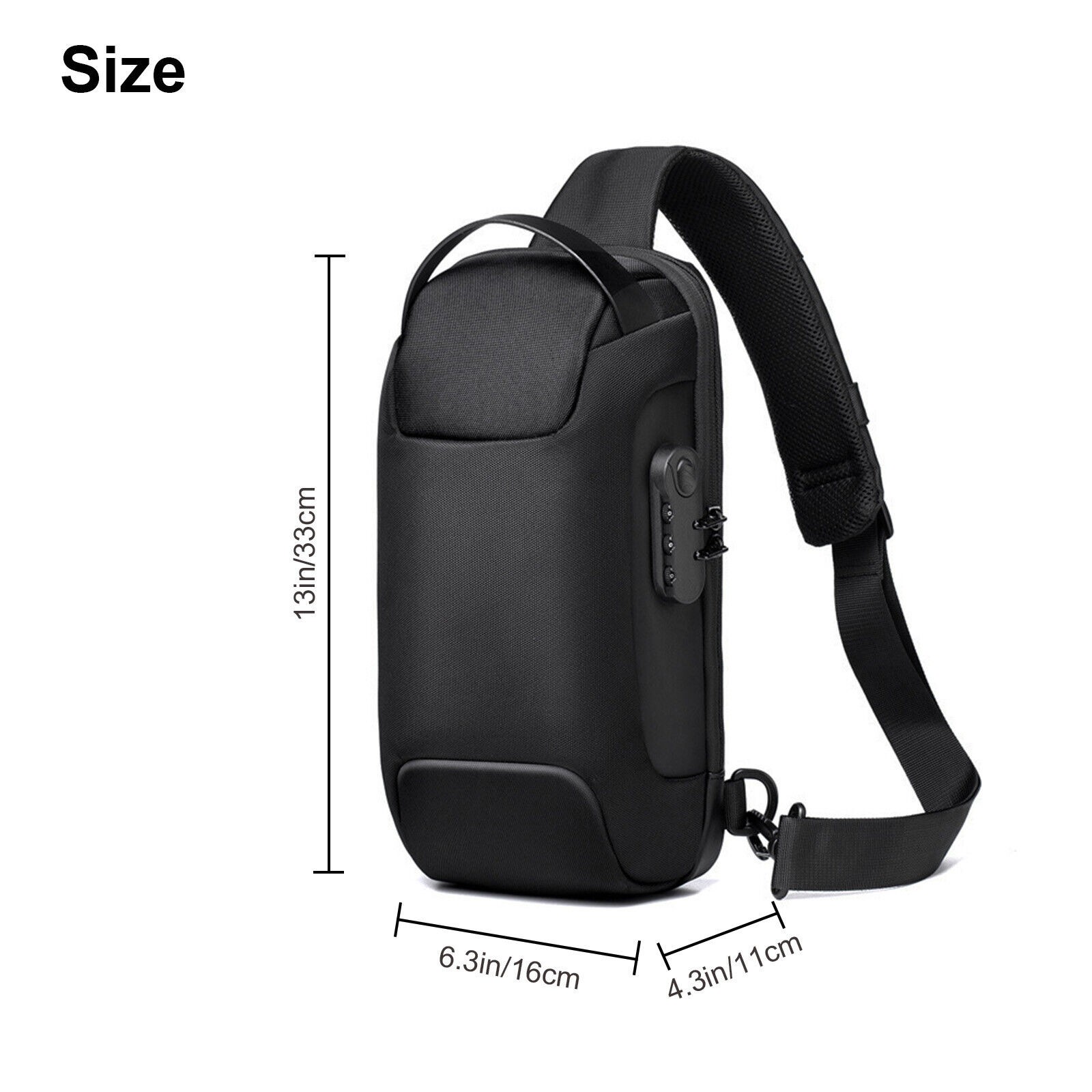 Sling Chest Bag Pack For Male