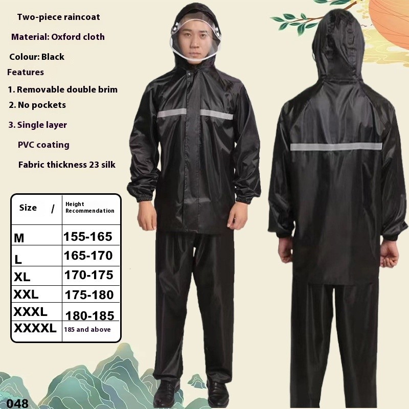 Safety Waterproof Motorcycle Raincoat