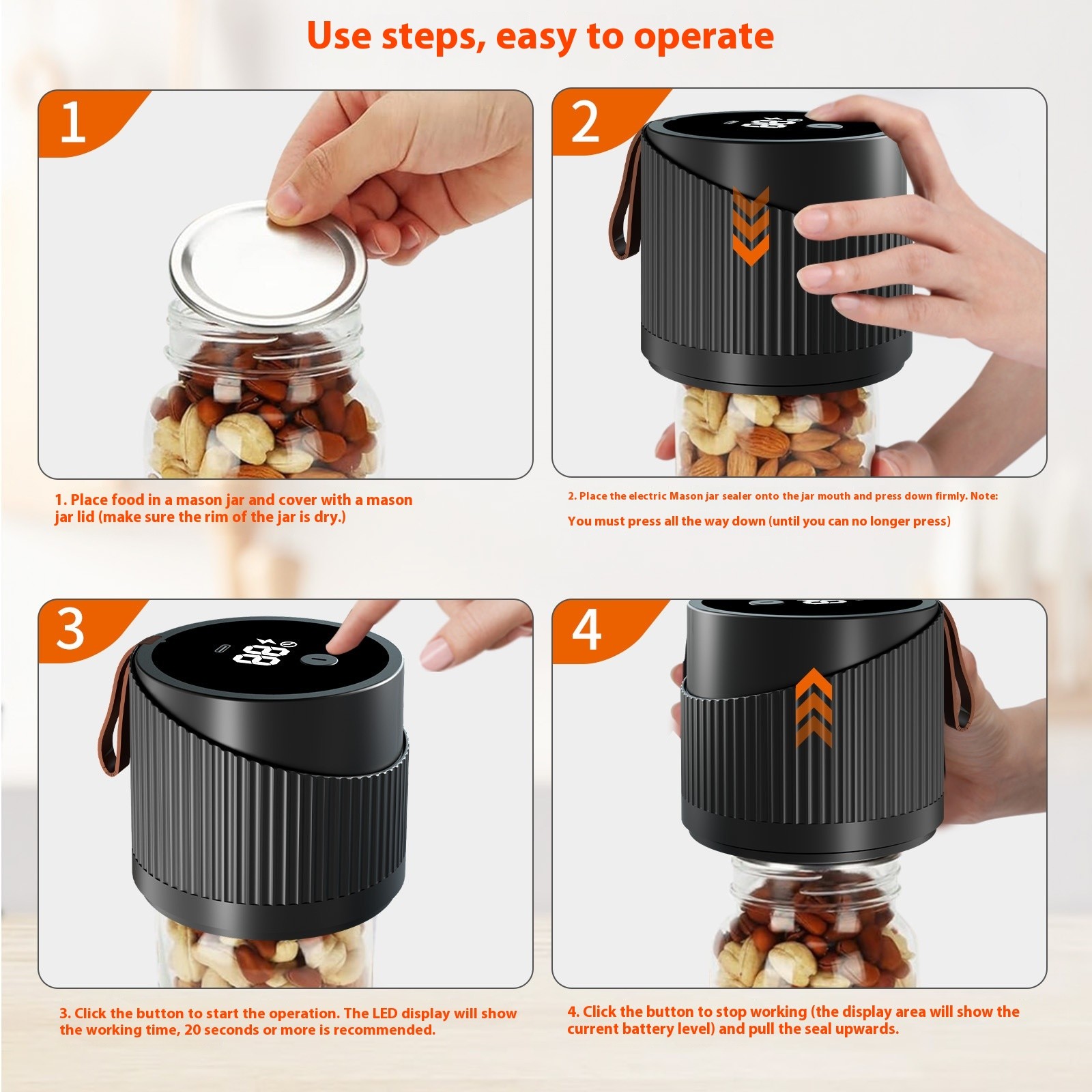 Jar Vacuum Sealer