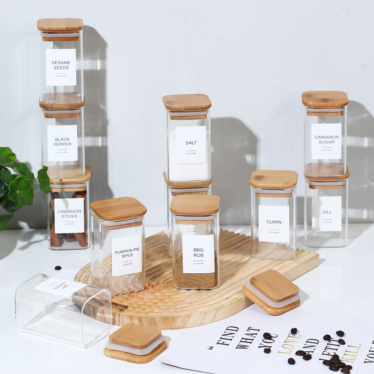 Kitchen Pepper Jars For Salt Seasoning