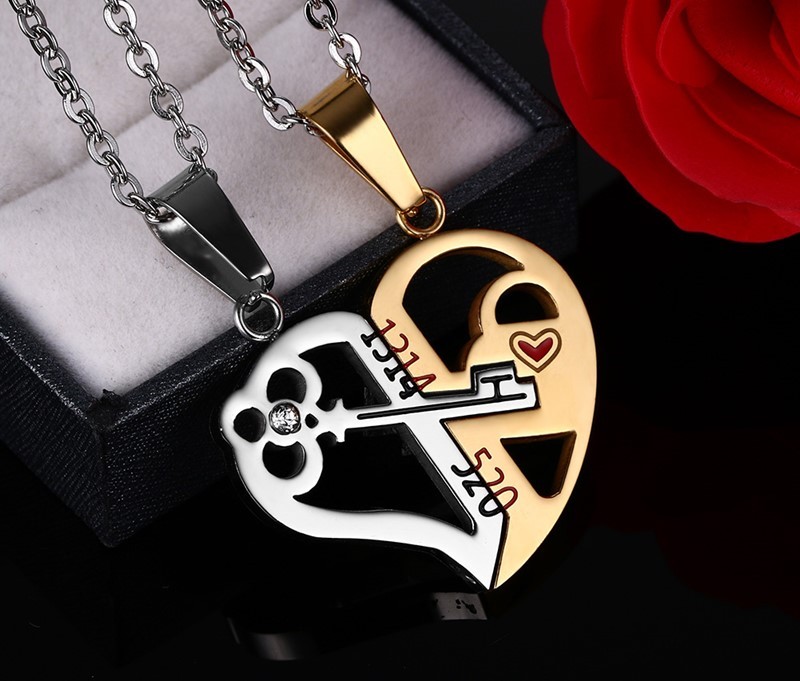 Pendant Love Necklace Set