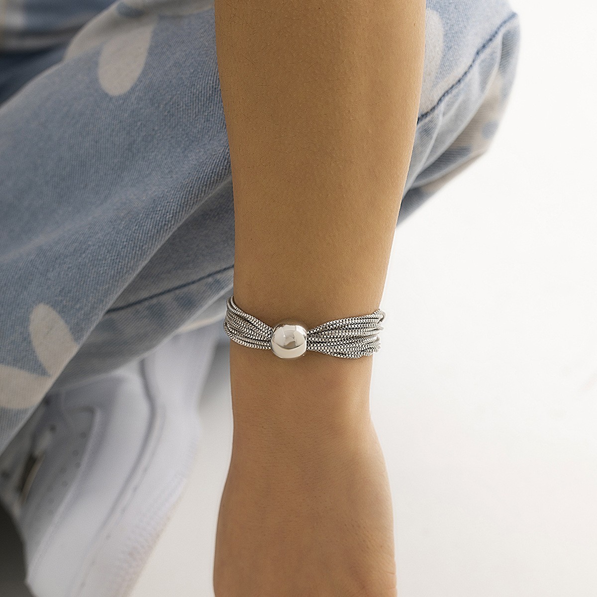 Alloy Chunky Choker Necklace