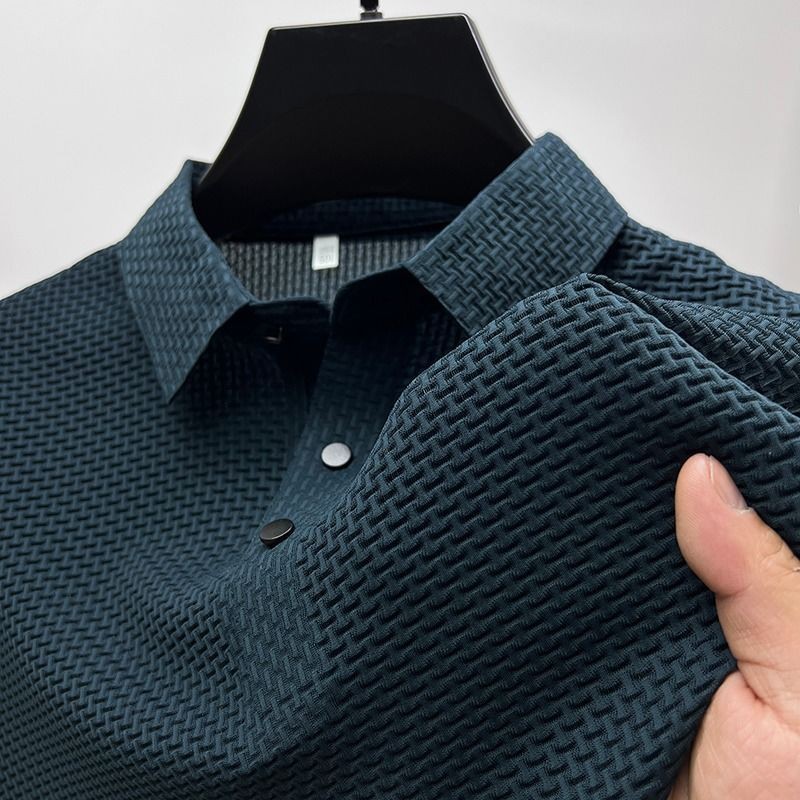 Lop-up Short-sleeved Polo Shirt