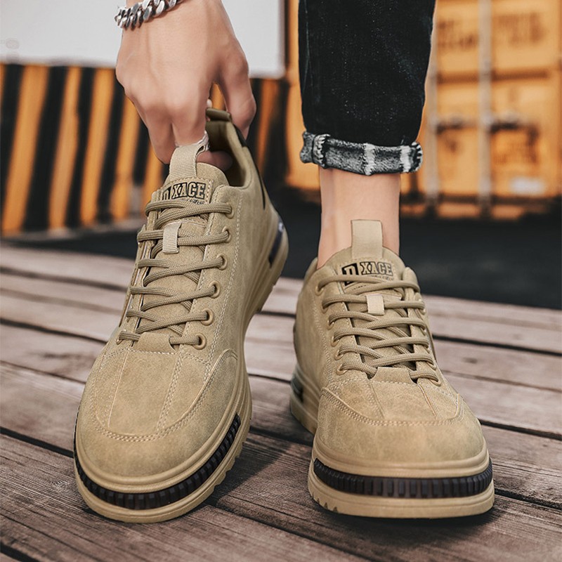 Genuine Suede Leather Men Shoes