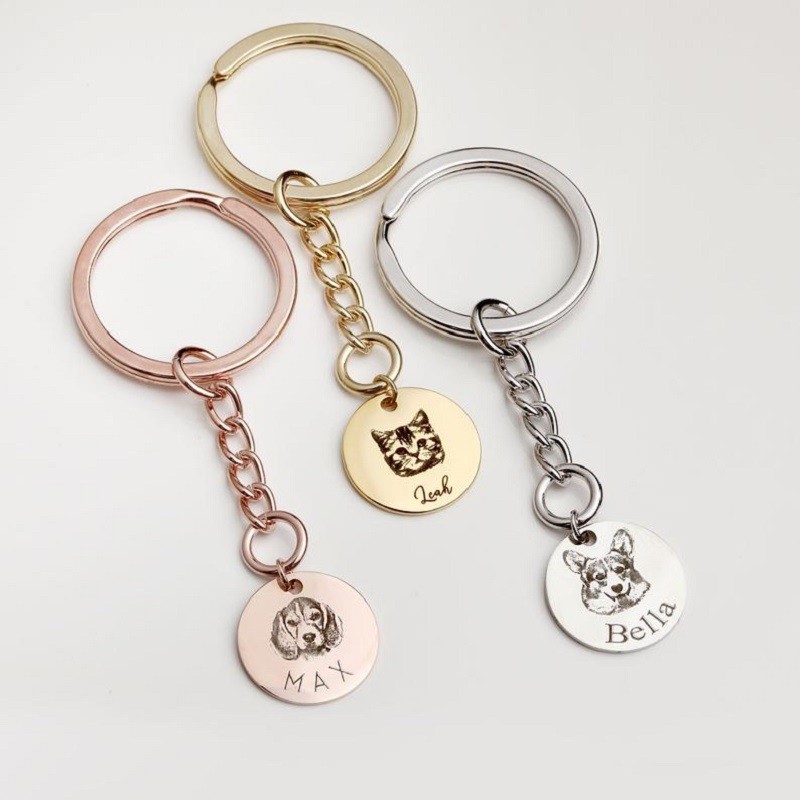 Personalized Dog Portrait Necklace