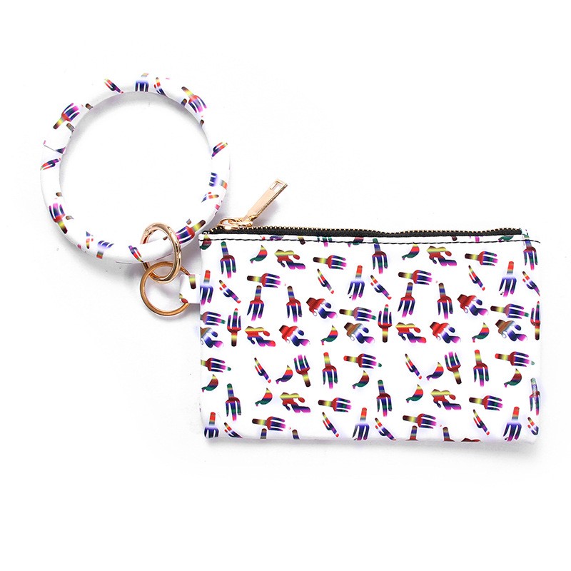Wristlet Keychain Bracelet Wallet
