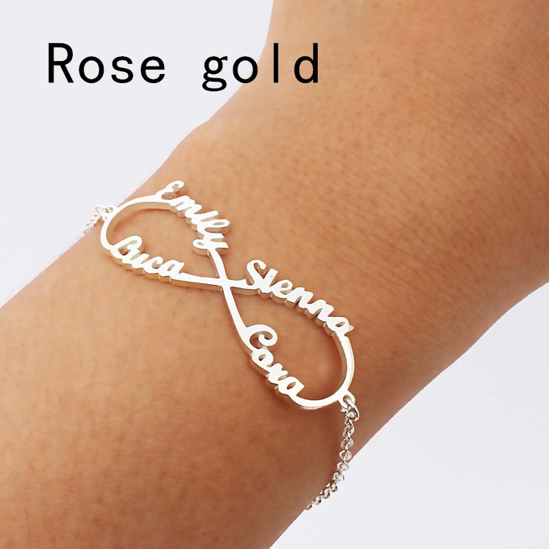 Personalized Infinity Custom Name Bracelet