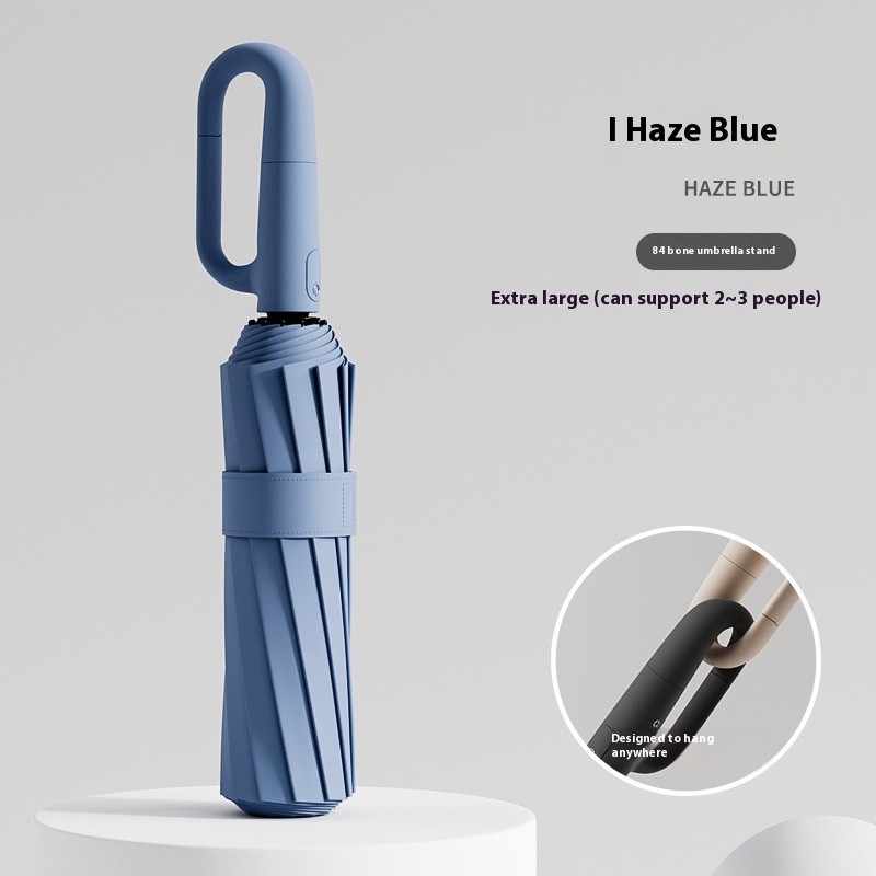 Sturdy Windproof Reflective Safety Ring Buckle Umbrella