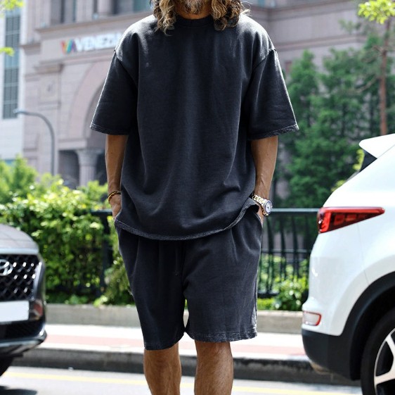 Solid Color Sport Loose Set