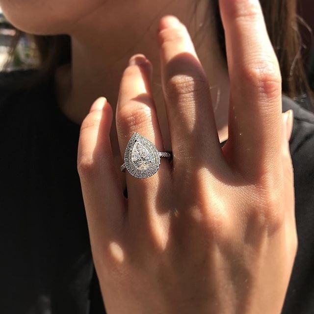 Water Drop Wedding Ring