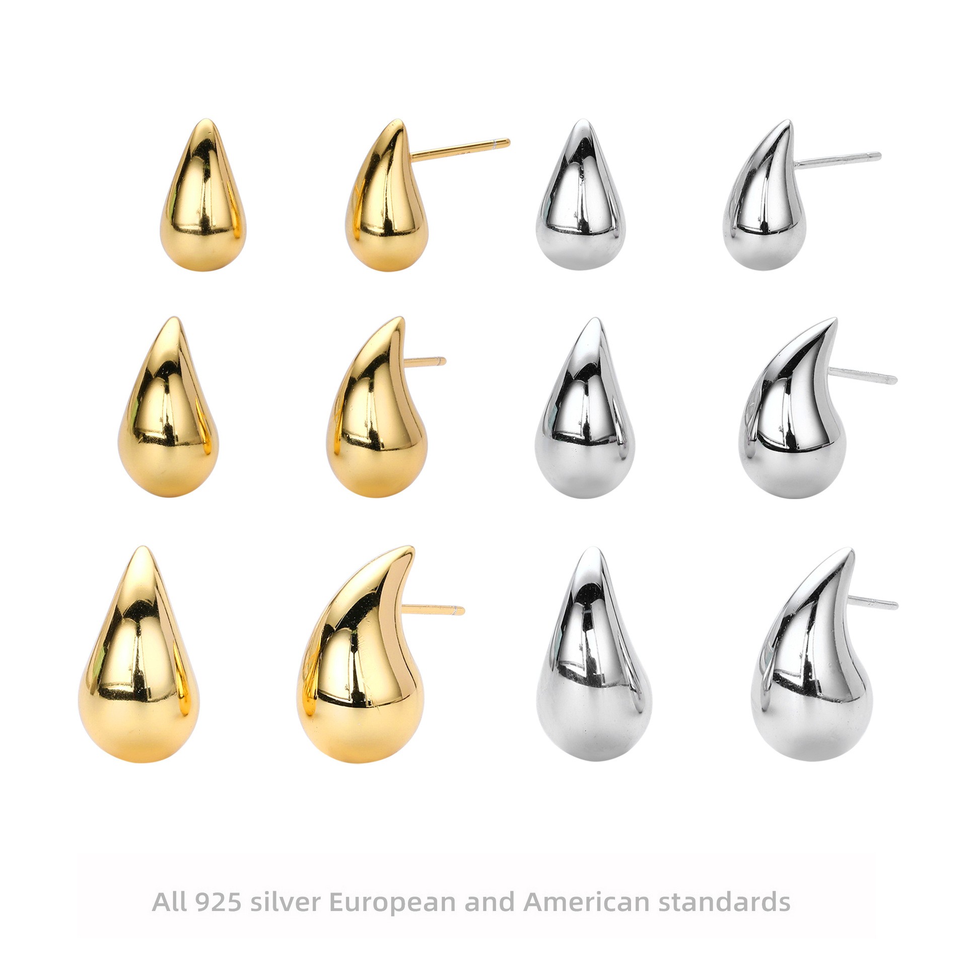 Simple Chunky Waterdrop Earrings