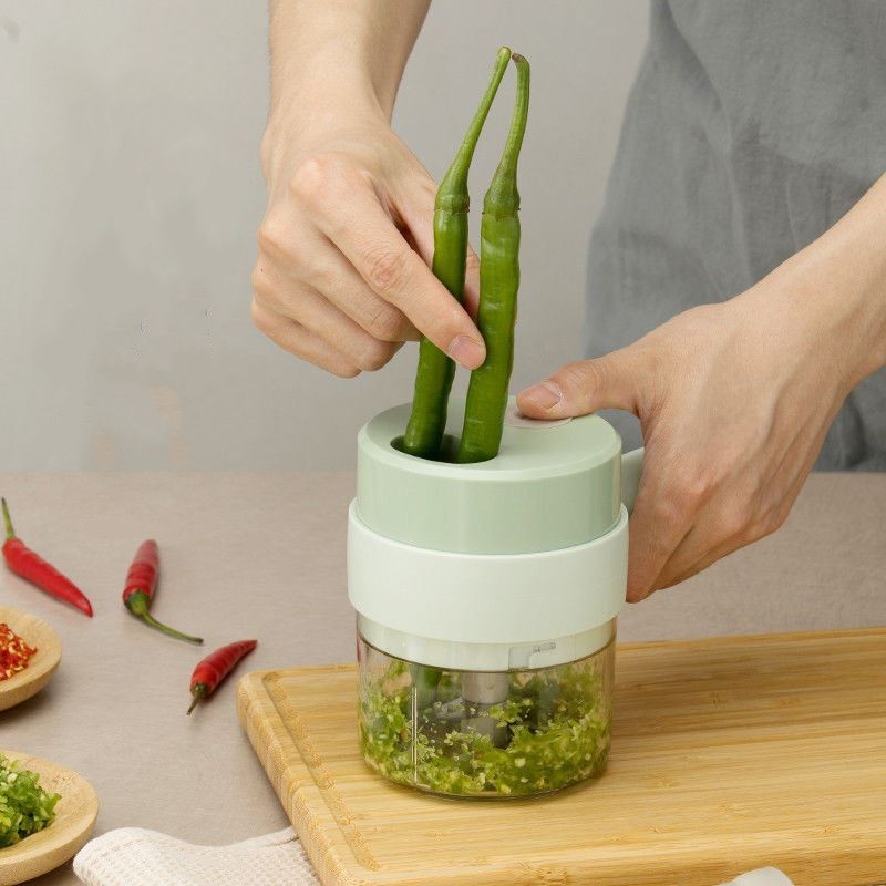 Multifunctional 4-in-1 Electric Vegetable Cutter